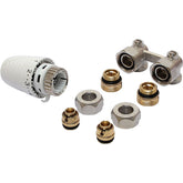 KIT DE ROBINET THERMOSTATIQUE T4 P.RADIATEUR UNIVERSAL INTEGRE 1/2"- 3/4" +RACC.16MM HONEYWELL DROITE / HL1095DA1536